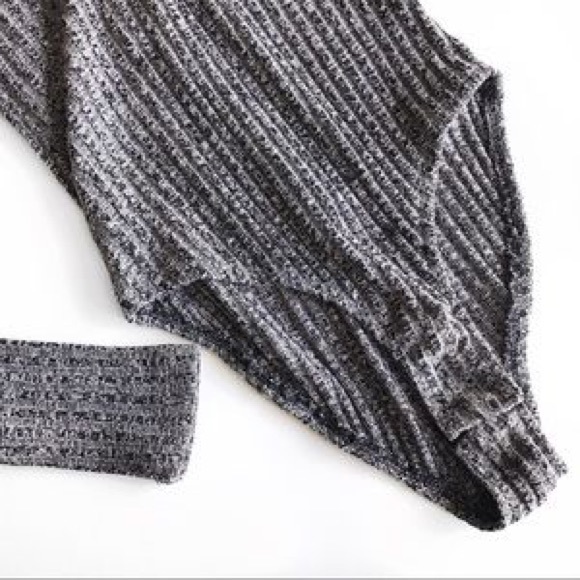 LF Rumor Boutique Ribbed Lace Up Bodysuit - Picture 2 of 3